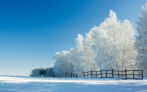 Beautiful winter landscapes (100 wallpapers)